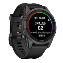 Garmin fenix 7S Pro Sapphire Solar Carbon Gray DLC Ti w/Black Band Smartwatch 010-02776-10
