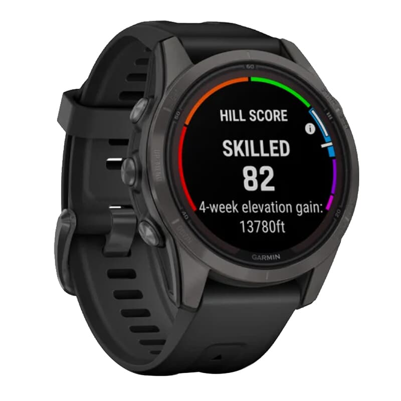 Garmin fenix 7S Pro Sapphire Solar Carbon Gray DLC Ti w/Black Band Smartwatch 010-02776-10