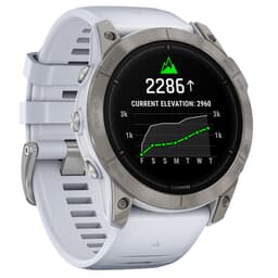 Garmin Epix Pro Sapphire 51mm Titanium Smartwatch w/Whitestone Band 010-02804-10