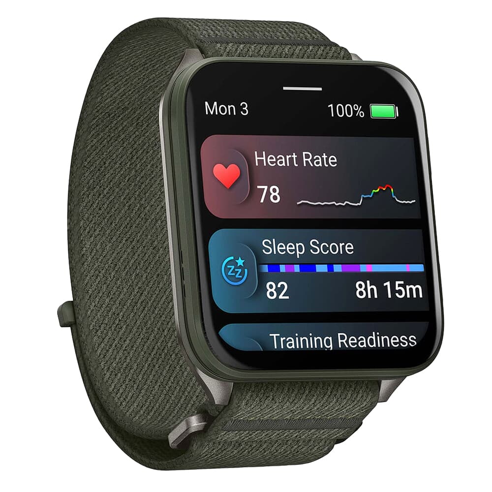 Garmin Venu X1 Moss/Titanium Smartwatch w/Moss ComfortFit Nylon Band 010-02980-01