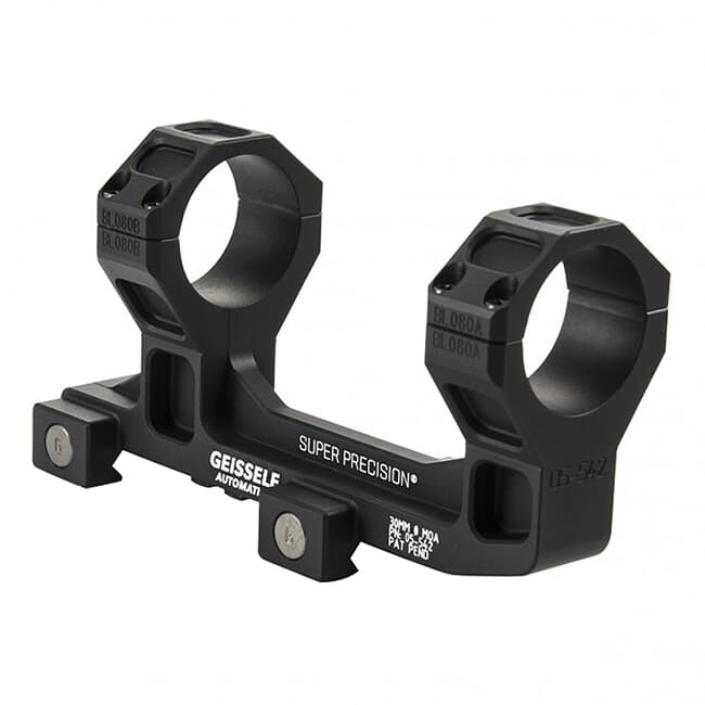 Geissele Super Precision Scope Mount 30MM 1.93&quot; Black (Vortex 1-6), for AR-15 05-542B
