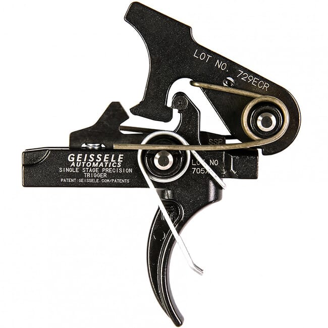 Geissele Single-Stage Precision (SSP) M4 Curved Bow Trigger 05-400