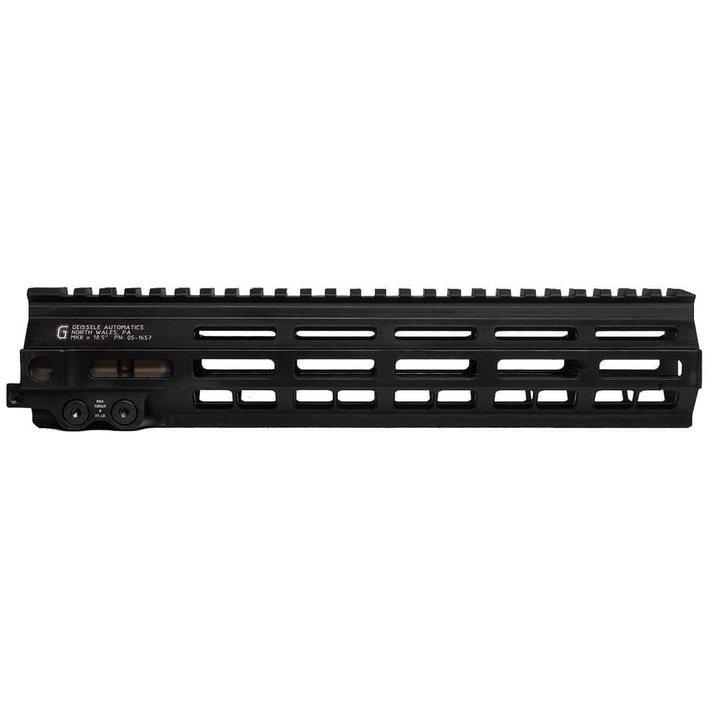 Geissele 10.5&quot; M-LOK MK8 Black Super Modular Rail 05-1657B
