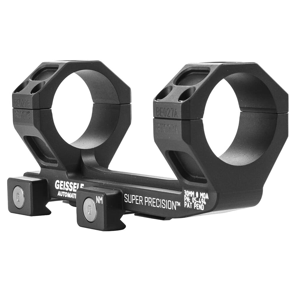Geissele Super Precision High-Power 30mm 1.30&quot; Scope Mount Black 05-494B