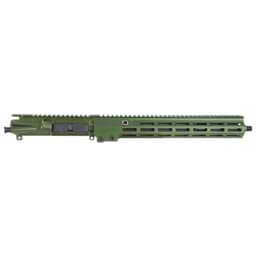 Geissele Super Duty 5.56 NATO 14.5" 1:7" CHF Bbl OD Green Stripped Upper Receiver w/13.5" M-LOK MK16 SMR 08-246ODG