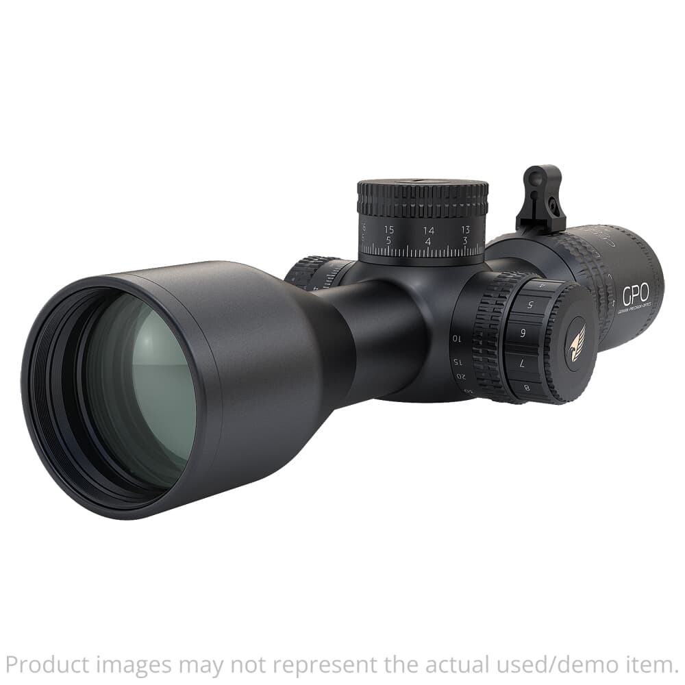 USED GPO Centuri CMPT 4-16X44i FFP MIL ZS Lock .1 MRAD Scope RC450 - Light Mount Marks USED8418