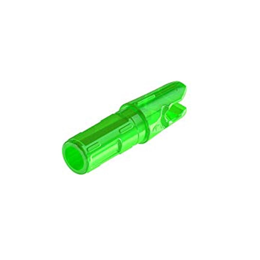 Gold Tip 0.246 Solid Green Nock 12ct NOCK246GR12
