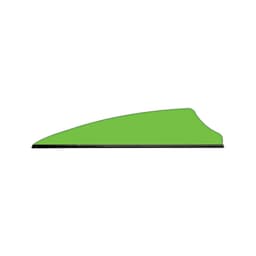 Gold Tip Shield Cut 2.71" Fluorescent Green Vane 100ct VANE271FG100