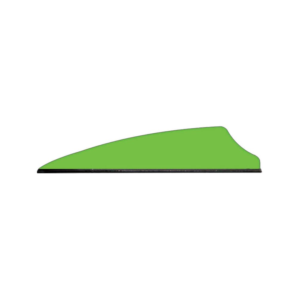 Gold Tip Shield Cut 2.71&quot; Fluorescent Green Vane 100ct VANE271FG100