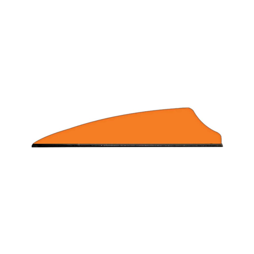 Gold Tip Shield Cut 2.71&quot; Fluorescent Orange Vane 100ct VANE271FO100