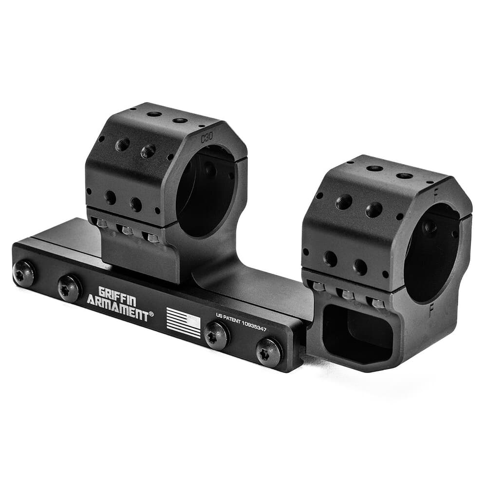 Griffin Armament 30mm Cantilever GPM 1.335" Height 15MOA Scope Mount GSMC1.335H30MM