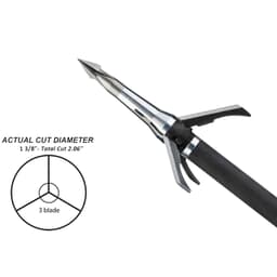 Grim Reaper Pro Series 100gr 1-3/8" 3-Blade Mechanical Broadheads 4pk 1603