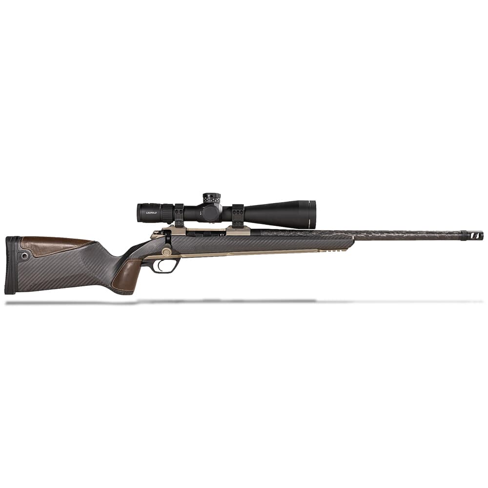 Gunwerks Nexus 6.5 PRC 24" SS Carbon-Wrapped Bbl Rifle w/Directional Brake, Leupold Mark V 5-25x56mm, Hard Case (PD-G2315) RS-NXT-1AE89