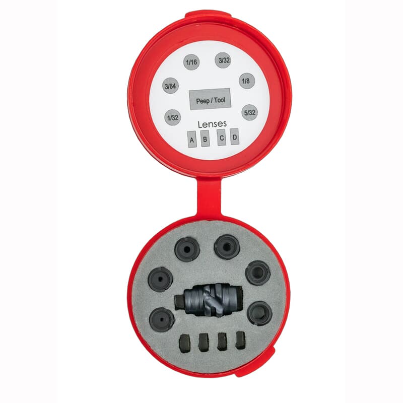 Hamskea InSight Standard Peep Kit w/Peep Housing, 6 Apertures/Tool, Case PEEP060