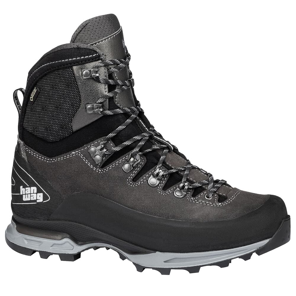Hanwag Alverstone II Wide GTX Asphalt/Light Grey Size 12.5 Trek Boot H201900-12.5
