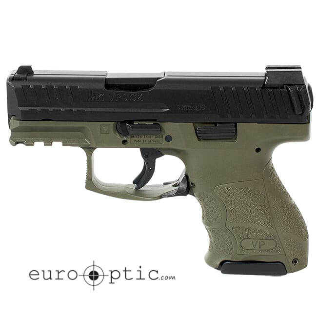 HK VP9SK Subcompact 9mm OD Green (2) 10rd Magazines 81000097