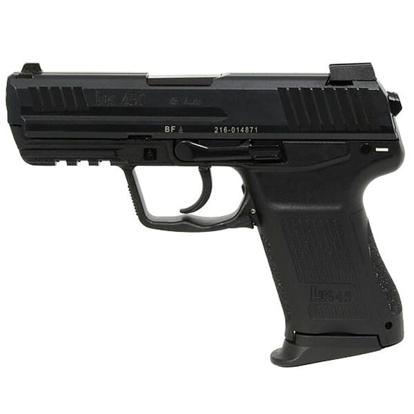 HK HK45C V7 LEM DAO .45 ACP Compact Pistol w/(3) 8rd Mag, (1) Extra Backstrap, & Night Sights 81000021
