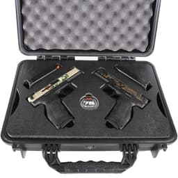HK VP9 75th Anniversary 9mm Pistol Set w/(1) Flecktarn Pistol, (1) Tropentarn Pistol, & (4) 10rd Mags 91000017