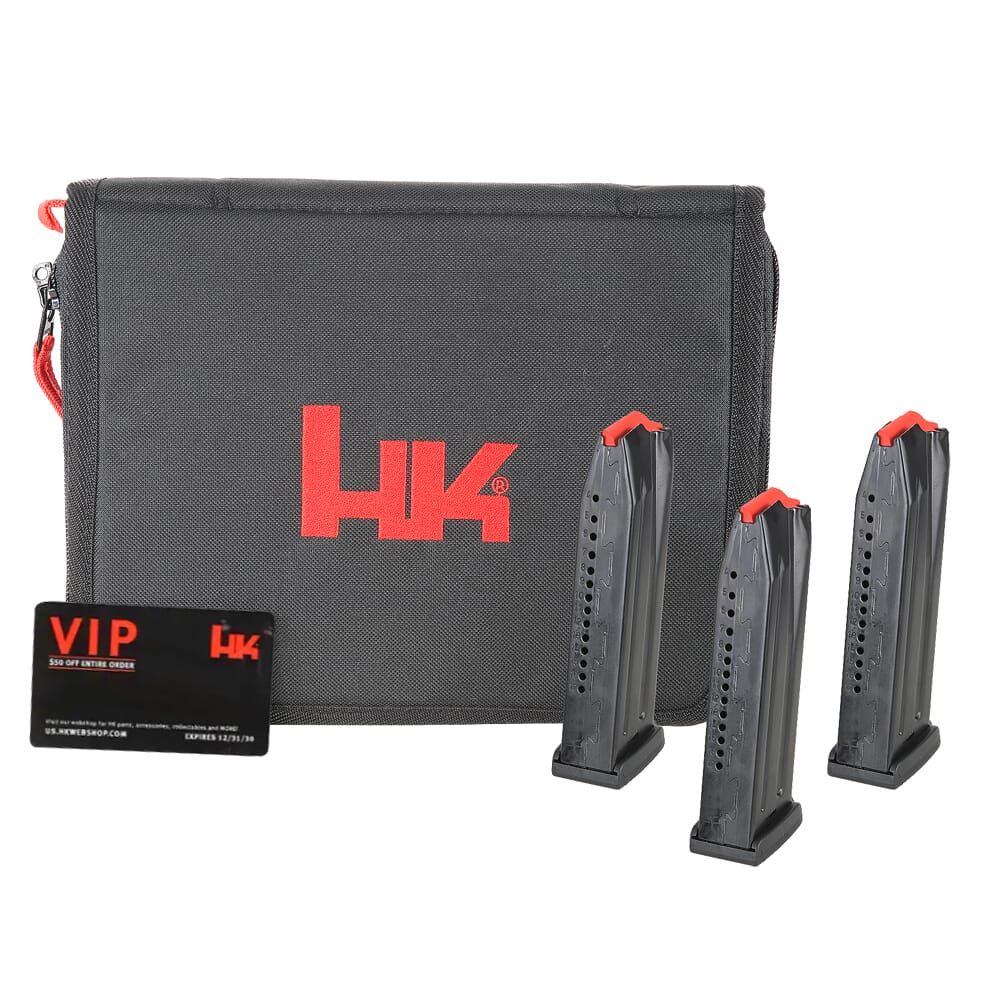 HK VP9 Accessories Tac Pack w/Soft Case, (3) 17rd Magazines, & $50 HK Webshop Gift Card 51000350