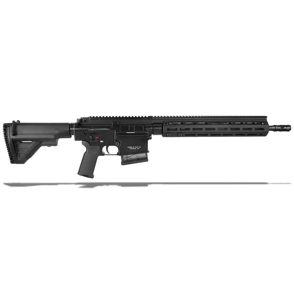 HK MR762 7.62mm Semi-Auto 16.5" Bbl M-LOK Optics Ready CA Compliant Rifle w/(1)10rd Mag with Mag Lock 81000801