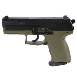 HK P2000 V3 DA/SA 9mm OD Green Rear Decocking Button Pistol with 2x10rd mags 81000063
