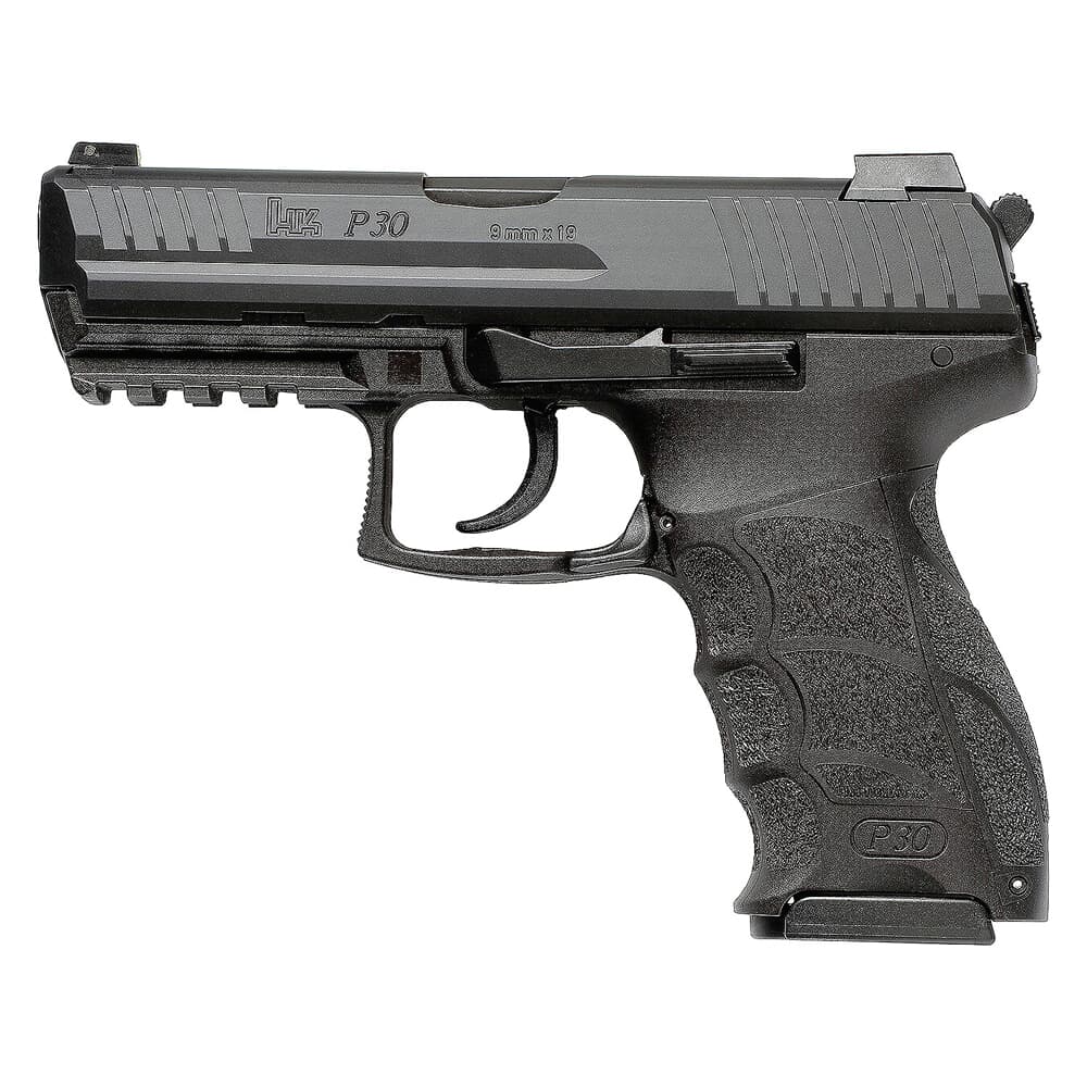HK P30 V3 9mm 3.85" Bbl Pistol w/Decocker & (2) 15rd Mags 81001087
