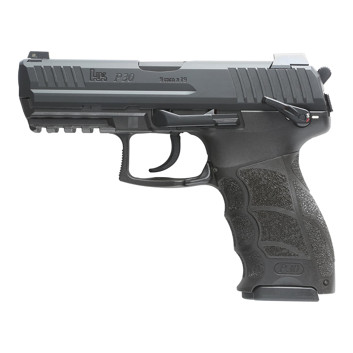 HK P30 V3 9mm 3.85" Bbl Pistol w/Ambi Safety Decocker & (2) 15rd Mags 81001103