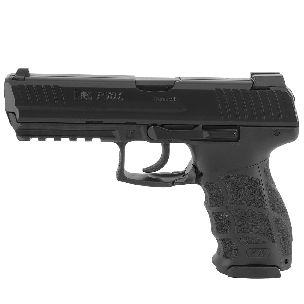 HK P30L Long Slide (V1) 9mm &quot;Light&quot; LEM DAO Pistol w/ (3) 17rd Mags and Night Sights 81000116