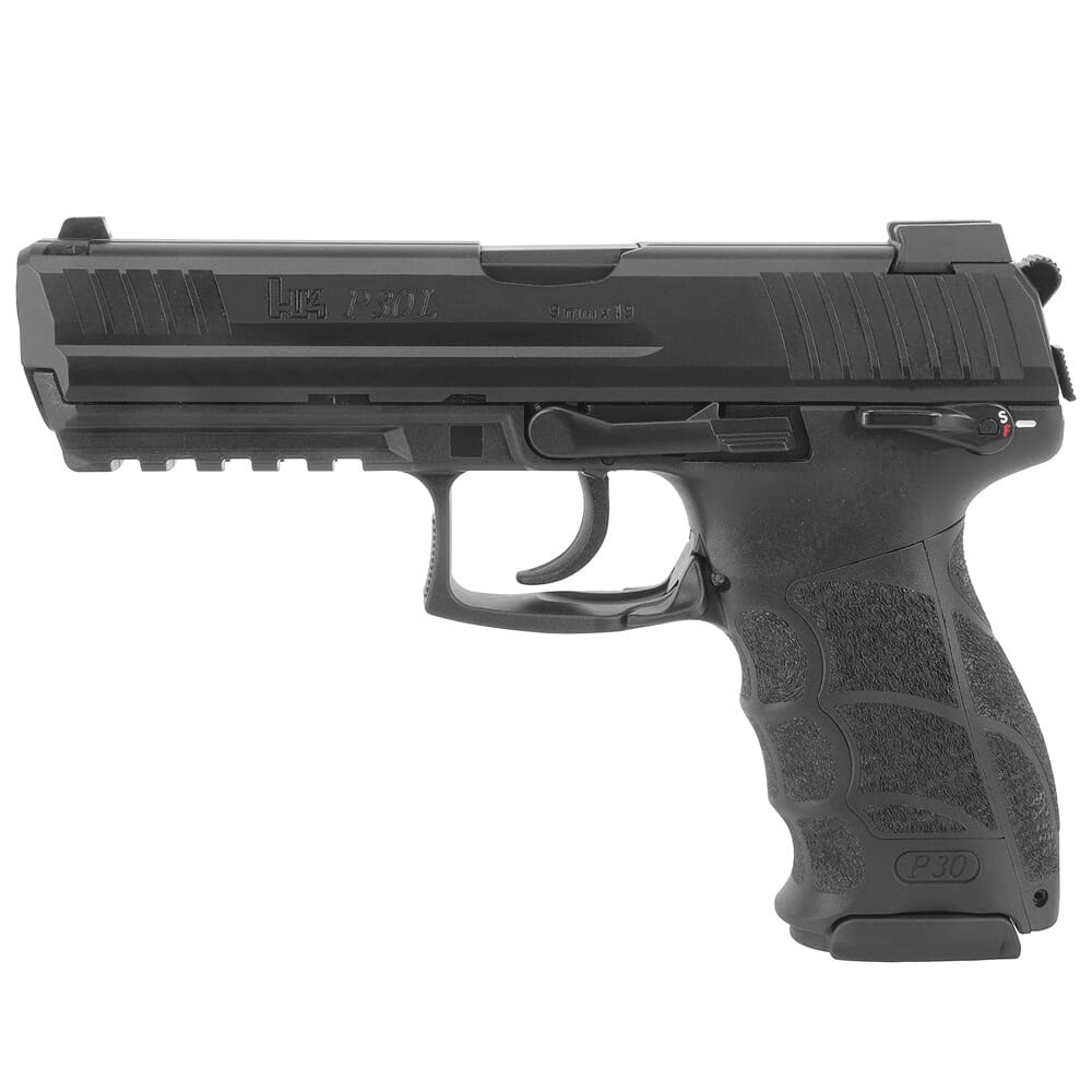 HK P30LS Long Slide (V3) 9mm DA/SA Pistol w/ Ambi. Safety/Rear Decocking Button (3) 17rd Mags and Night Sights 81000124