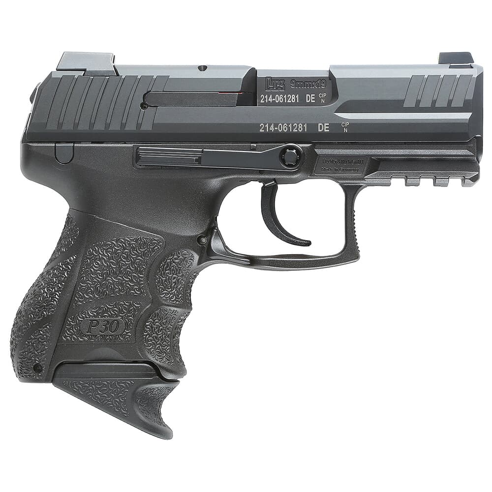 HK P30SK V3 9mm 3.27&quot; Bbl Pistol w/Decocker, (1)12rd &amp; (1)15rd Mags 81001107