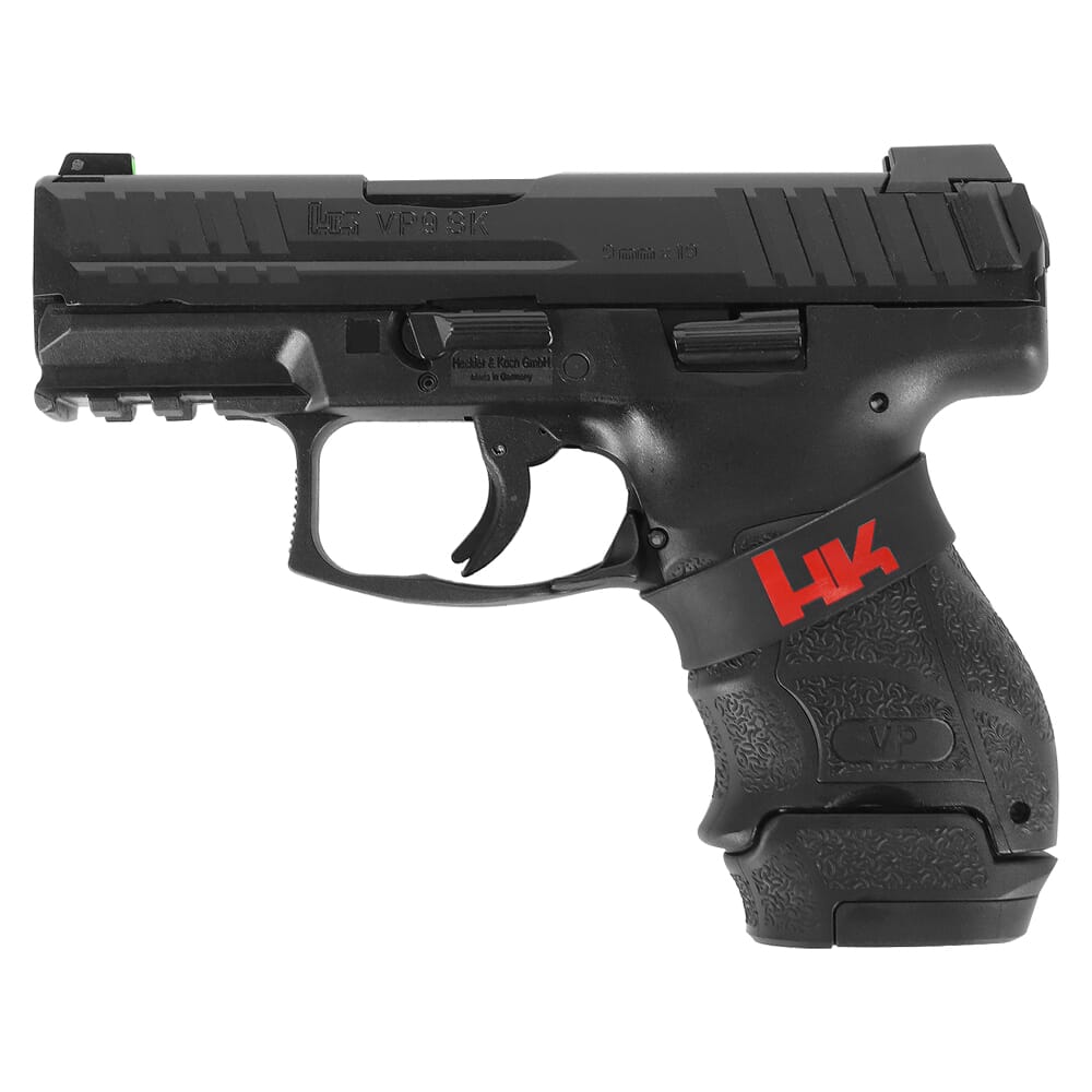 HK VP9SK 9mm 3.39" Bbl Subcompact Pistol w/(1) 15rd, (1) 12rd Mag 81000819
