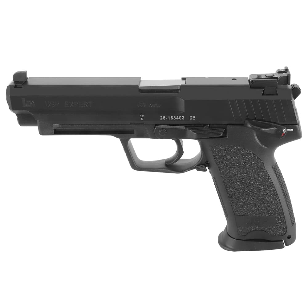 HK USP45 Expert (V1) .45 ACP DA/SA Pistol w/Left Safety/Decocking Lever &amp; (2) 10rd Mags 81000365