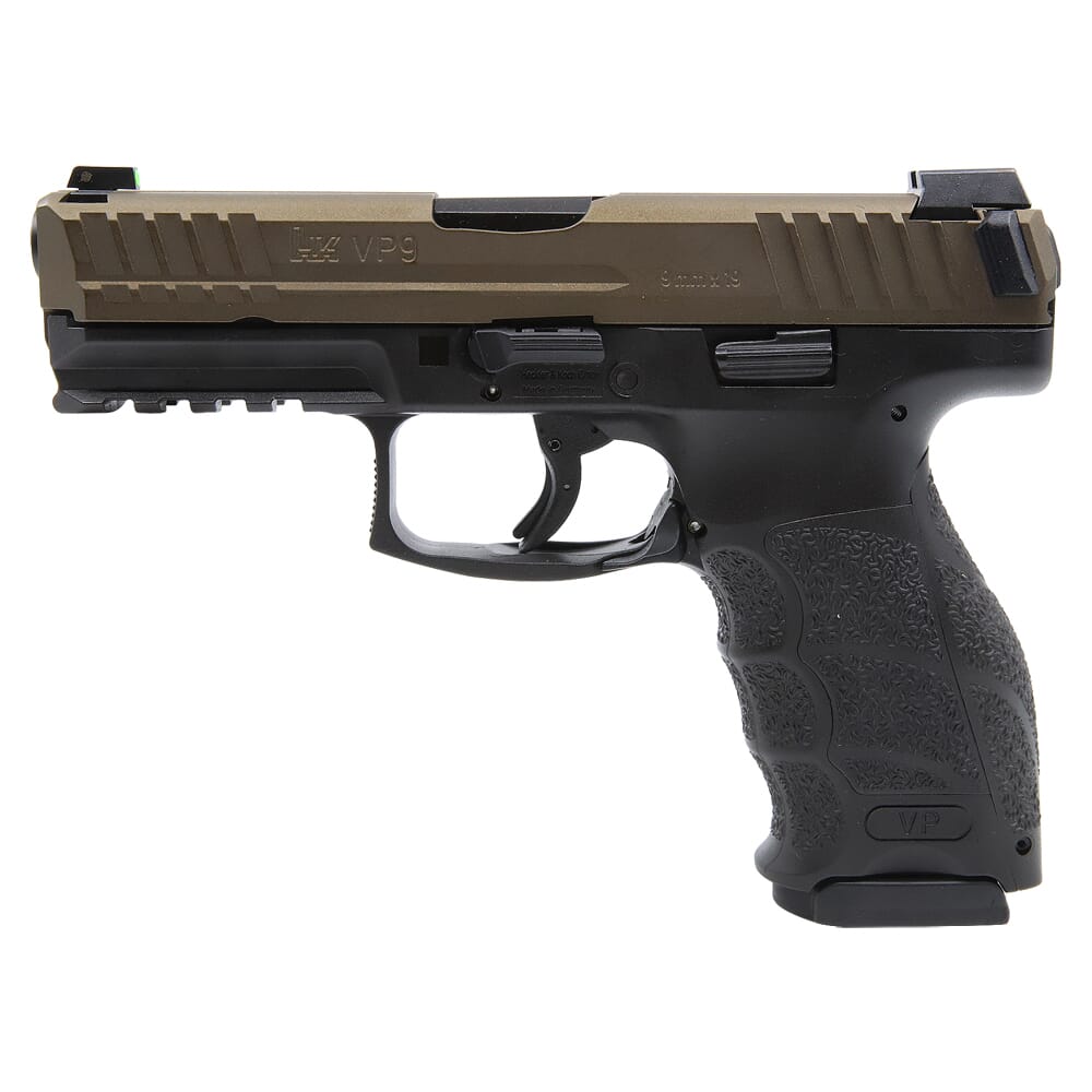 HK VP9 9mm 4.09" Bbl Midnight Bronze Handgun w/(2) 17rd Mags 81000798