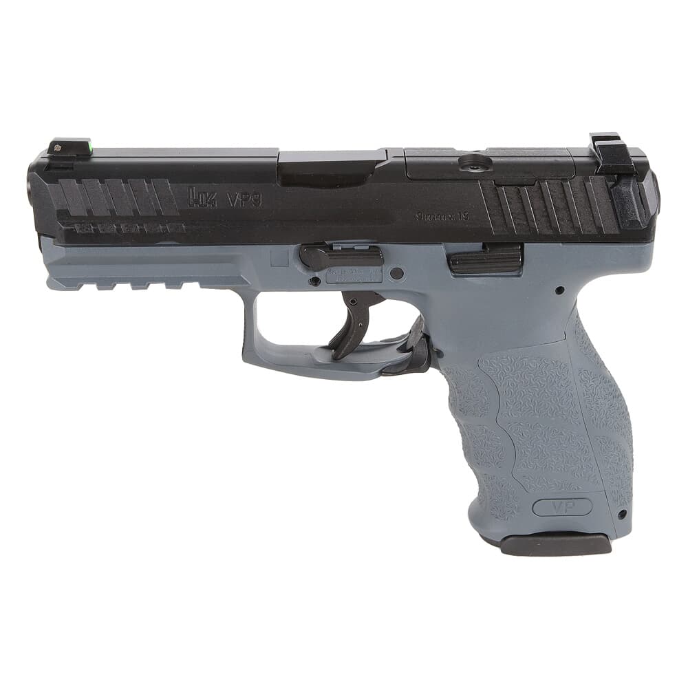HK VP9 9mm 4.09" Bbl Optics Ready Grey Pistol w/(2) 10rd Mags 81000617
