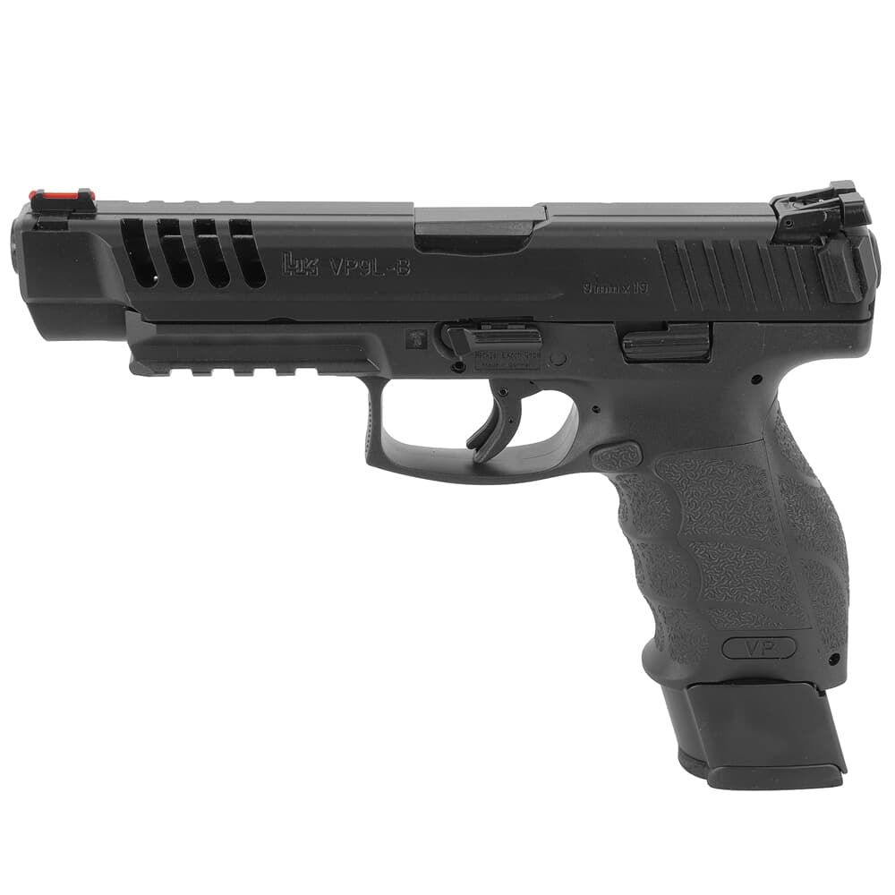HK VP9L-B 9mm 5" Bbl Pistol w/ Night Sights, (3) 20rd Mags, (2) Add'tl Backstraps, and (2) Add'tl Sets of Lateral Grip Plates 81000266
