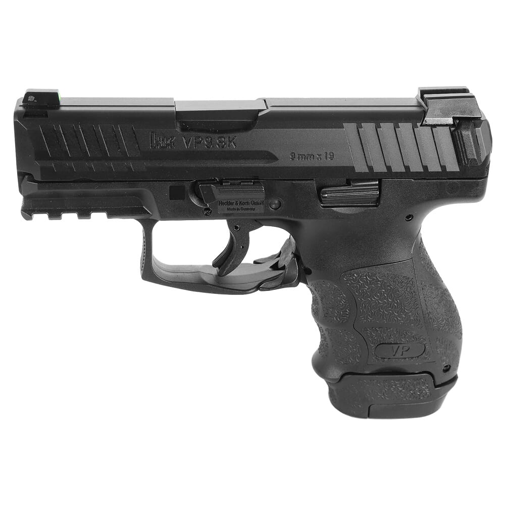 HK VP9SK 9mm 3.39" Bbl Subcompact Pistol w/(1) 15rd, (2) 12rd Mags & Night Sights 81000818