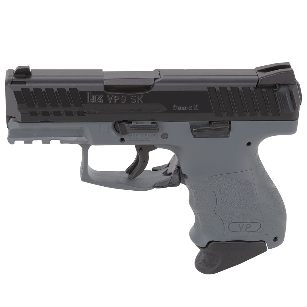 HK VP9SK Subcompact 9mm Grey Pistol w/(1) 13rd and (1) 10rd Magazines 81000649