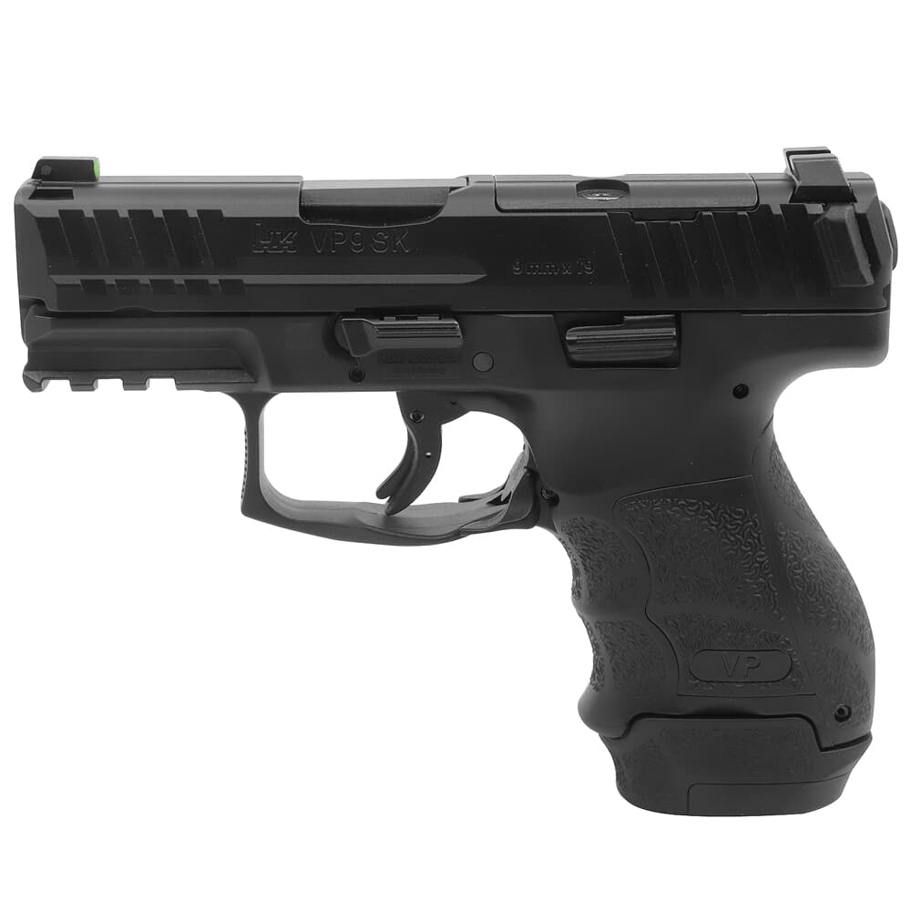 HK VP9SK 9mm 3.39" Bbl Optics Ready Subcompact Pistol w/(1) 15rd & (1) 12rd Mag 81000810