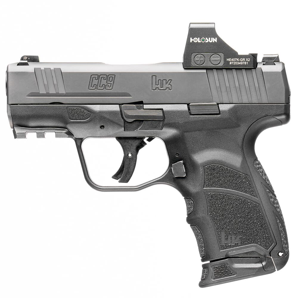 HK CC9 Micro-Compact 9mm 3.32&quot; Bbl Pistol w/Holosun 407K &amp; (2) 10rd Mags 81001132