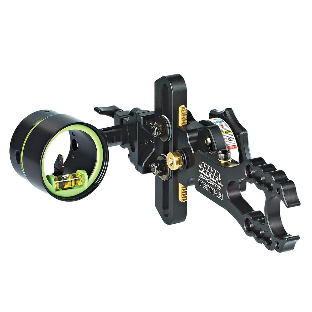 HHA Tetra Max RYZ 2519 w/.019 2-pin 1-5/8&quot; Scope Green Top Pin &amp; Yellow 2nd Pin RYZMX-2519-GYEL