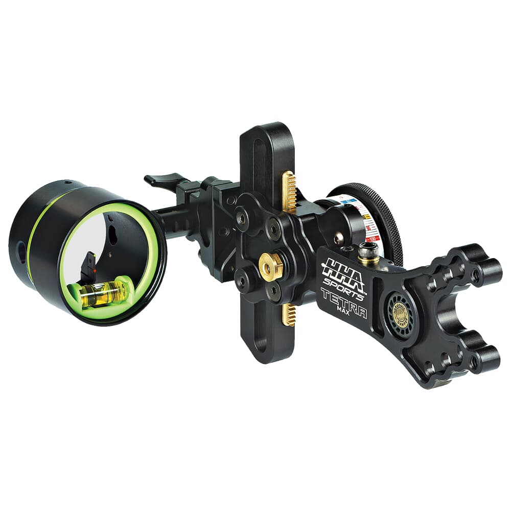 HHA Tetra Max RYZ 2510 w/.010 2-pin 1-5/8&quot; Scope Green Top Pin &amp; Red 2nd Pin RYZMX-2510-GRED