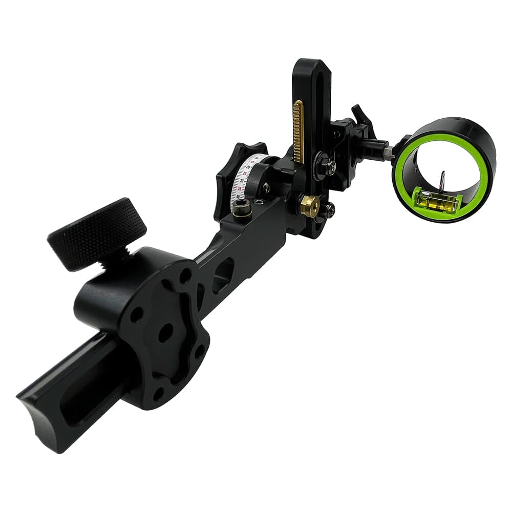 HHA Tetra Tournament Edition Short Bar RYZ 2519 w/.019 2-pin 1-5/8&quot; Scope Green Top Pin &amp; Red 2nd Pin LH SB-RYZ-TE-2519-GRED LH