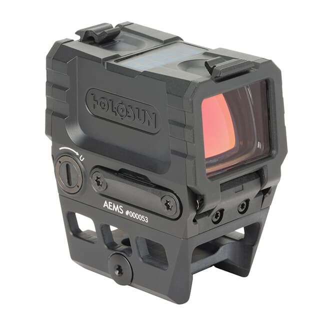 Holosun AEMS Red Multi-Reticle 2 MOA Circle-Dot Micro Reflex Sight w/Solar Failsafe & Shake Awake AEMS-211301