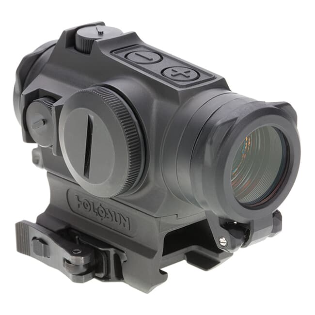 Holosun HE515GT-GR Titanium Green Multi-Reticle Circle Dot 20mm Micro Reflex Sight w/ Shake Awake and QD Mount - HE515GT-GR