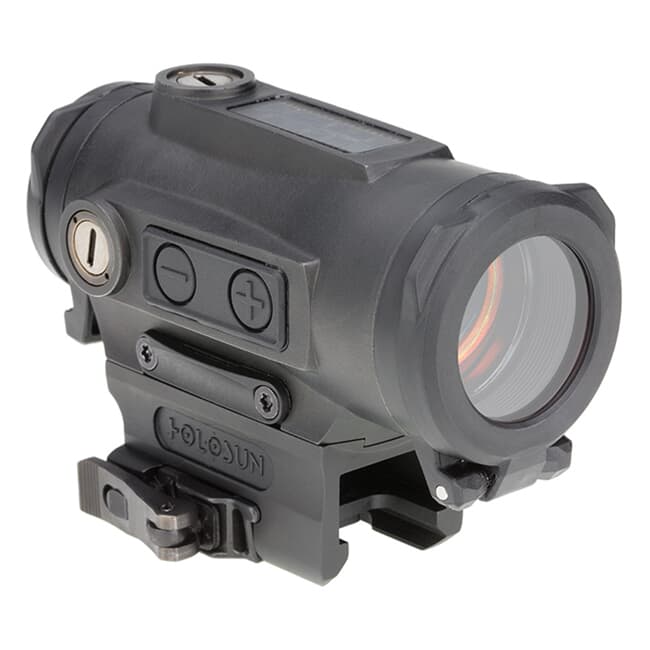 Holosun HE530C-GR Titanium Green Multi-Reticle Circle Dot 30mm Reflex Sight w/ Solar Failsafe, Shake Awake, and QD Mount - HE530C-GR