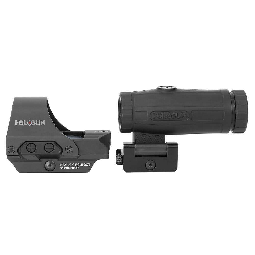 Holosun HS510C+HM3X Combo MultiReticle Circle Dot Open Reflex Sight w