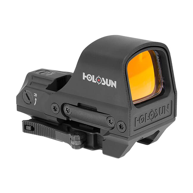 Holosun HS510C Multi-Reticle Circle Dot Open Reflex Sight w/ Solar Failsafe, Shake Awake, and QD Mount - HS510C
