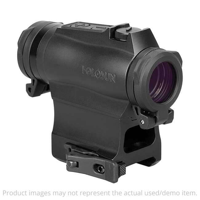 Holosun USED Mutli-Reticle Circle Dot 20mm Micro Reflex Sight w/Shake Awake &amp; QD Mount HS515GM - Excellent Condition USED7717