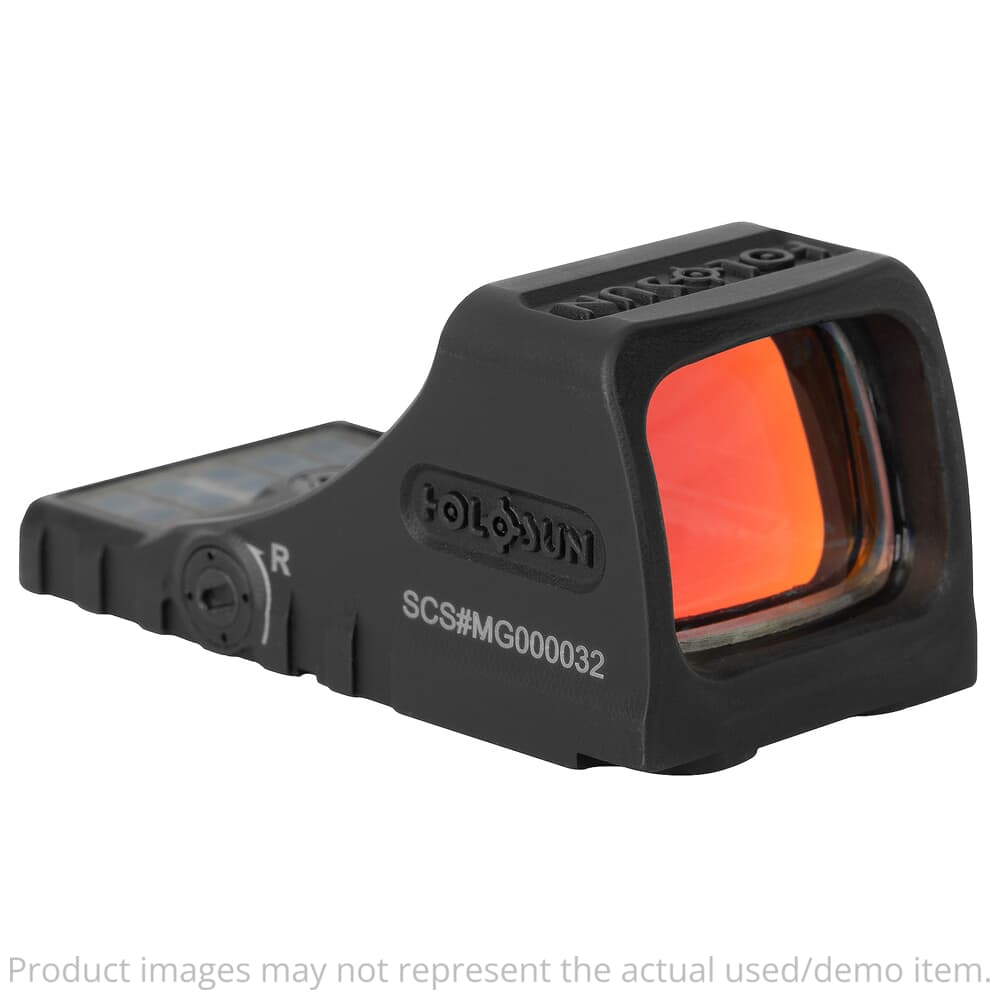 Holosun USED SCS-MOS Multi-Reticle 32MOA Green Circle &amp; 2MOA Dot MOS Pistol Cut Solar-Charging Reflex Sight SCS-M-GR - Light Scratches/Mount Marks UA7105