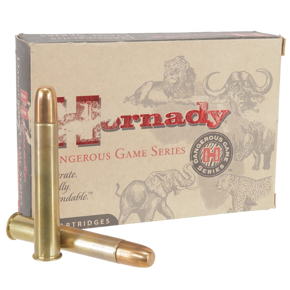 Hornady Dangerous Game Ammunition 500 NE 570gr DGS (20ct Box) Open Box